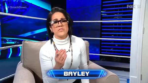 Bayley hosts an episode of Ding Dong, Hello during WWE Smackdown