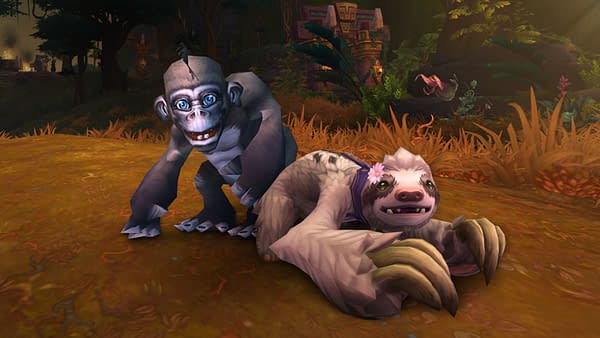 Bananas and Daisy are hoping you got a home for them on your back! Courtesy of Blizzard Entertainment.