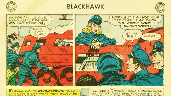 Blackhawk #133 featuring the debut of Lady Blackhawk, DC Comics 1959.