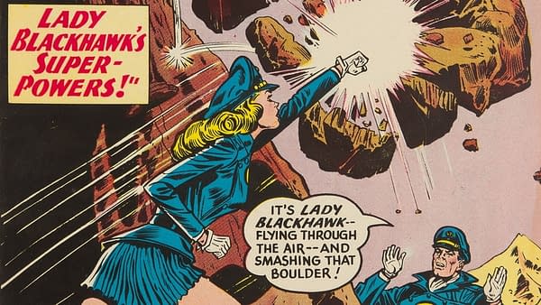 Blackhawk #151 featuring Lady Blackhawk, DC Comics.