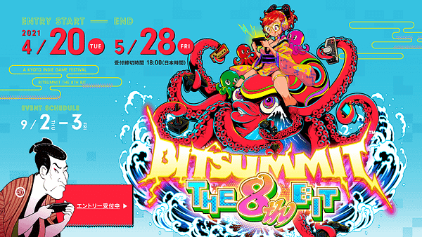 A look at the artwork for the 2021 event, courtesy of BitSummit.