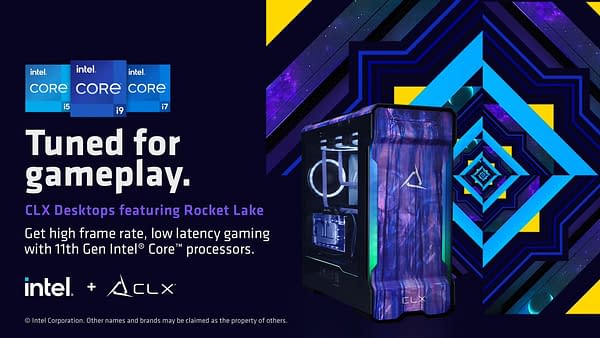 A look at one of the CLX towers with the new Intel processors. 