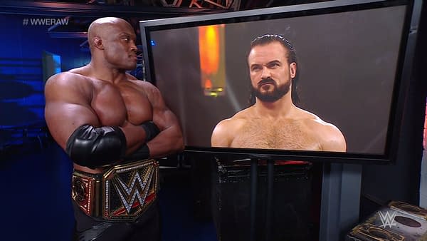 Bobby Lashley has mixed feelings about watching WWE Raw this week.