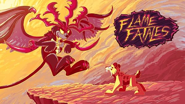 Promo art for Flame Fatales 2021, courtesy of Games Done Quick.
