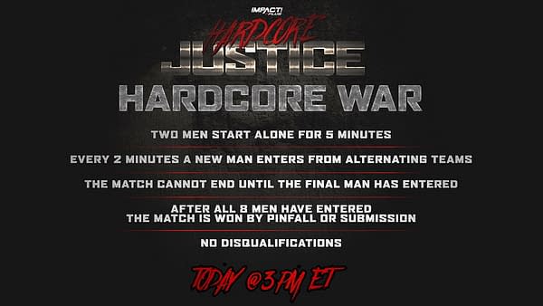 What is a Hardcore War, you ask? Here's the rules in this handy graphic.