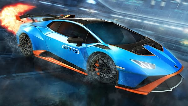 Because who hasn't wanted to play futuristic soccer in a Lambo? Courtesy of Psyonix.