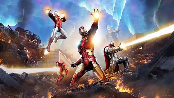 Play as four different versions of Iron Man at once in Marvel's Avengers, courtesy of Square Enix.