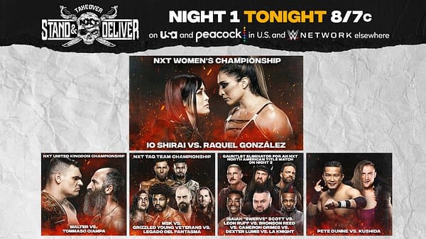 NXT Takeover: Stand & Deliver Recap - Night One