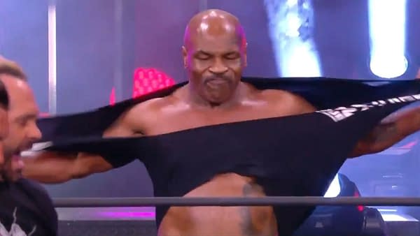 Mike Tyson dons the proper attire for AEW Dynamite