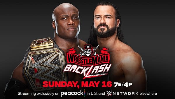 Bobby Lashley will fight Drew McIntyre again at WrestleMania Backlash... but this time, without fans.