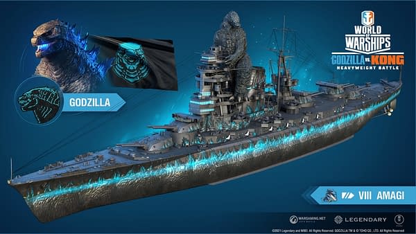 A look at the Godzilla ship, courtesy of Wargaming.