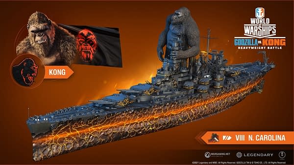 A look at the Kong ship, courtesy of Wargaming.