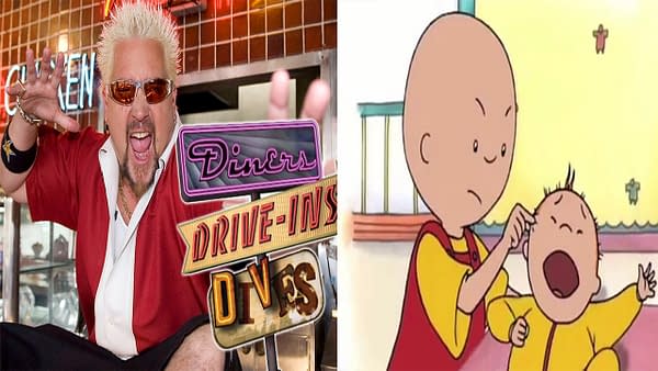 Guy Fieri Diners, Dive-ins, & Drive Over To Fight Caillou: Opinion