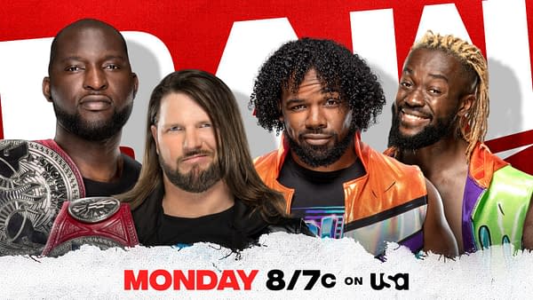 AJ Styles and Omos are finally back on WWE Raw tonight, and they'll put their tag team titles on the line against The New Day