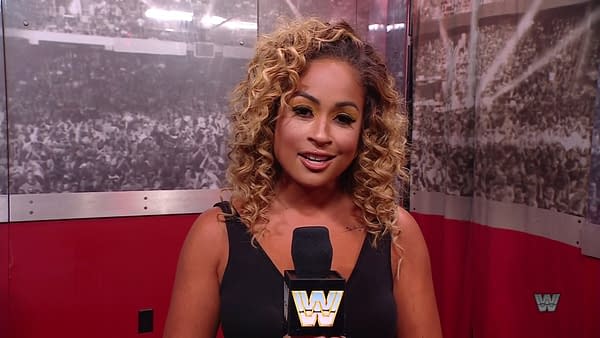 Kayla Braxton appears on WWE Smackdown