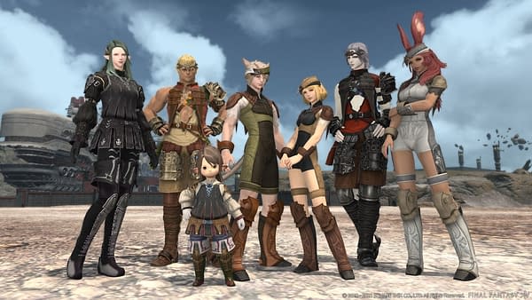 What an unruly group of misfits roaming around a desert. Courtesy of Square Enix.