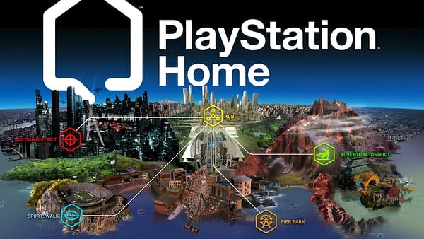 A look at the layout of PlayStation Home, courtesy of Sony Interactive Entertainment.