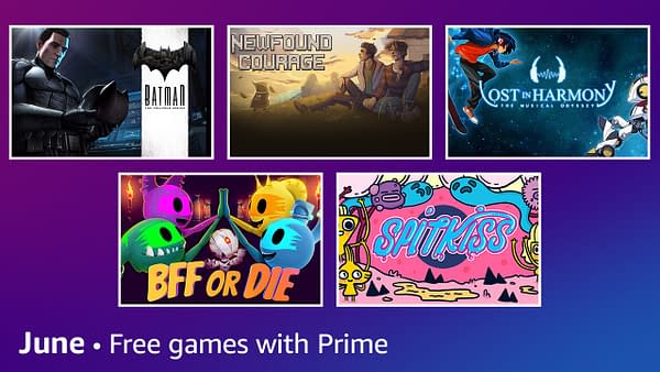 June 2021's free games list with Prime Gaming, courtesy of Amazon.