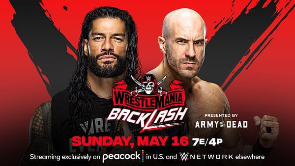 Cesaro will face Roman Reigns at WWE WrestleMania Backlash