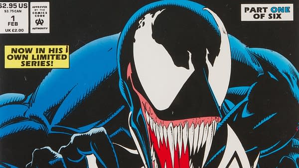 Venom: Lethal Protector #1 Black Cover, artwork by Mark Bagley and Sam de la Rosa, Marvel 1993.