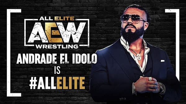 Andrade El Idolo is All Elite after debuting on AEW Dynamite this week.