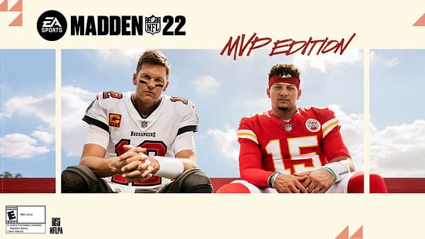 A look at the cover of the game featuring both superstar quarterbacks. Courtesy of EA Sports.