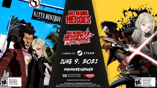First Two No More Heroes Games Coming To PC Next Week