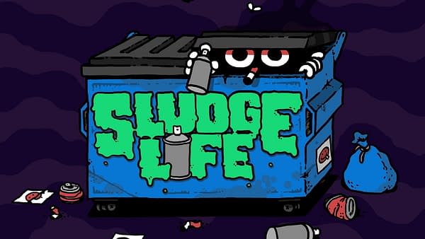 Key art for SLUDGE LIFE, a game by developer Devolver Digital. It now costs actual money to acquire this game!