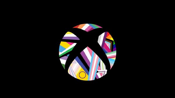 The special pride Month logo, courtesy of Xbox Game Studios.