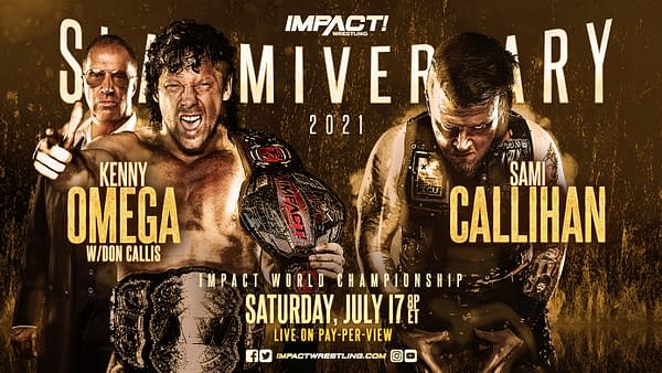 Sami Callihan will challenge Kenny Omega for the Impact Championship at Slammiversary in July
