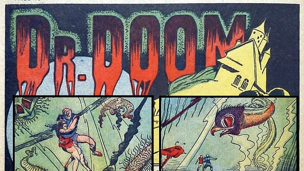 Science Comics #1 Dr. Doom story, Fox 1940.