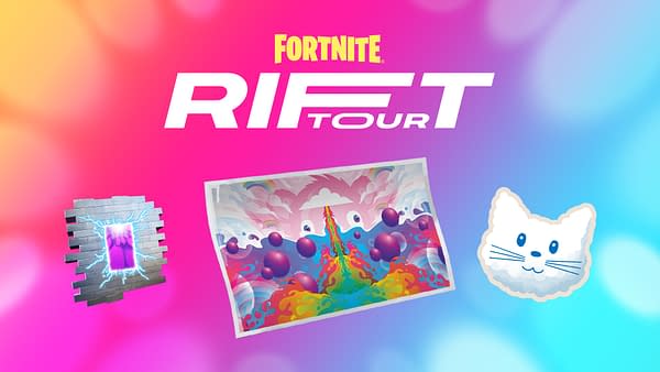 A look at the items you can snag in the Rift Tour, courtesy of Epic Games.