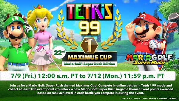 I can only imagine what special items have been made for Tetris involving golf. Courtesy of Nintendo.