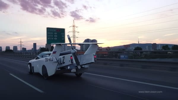 Professor Stefan Klein, Agent Of SHIELD, And His Flying Car