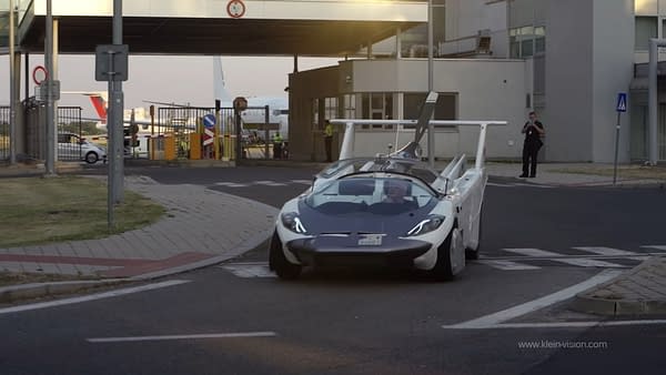 Professor Stefan Klein, Agent Of SHIELD, And His Flying Car