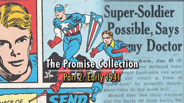 Captain America Comics #1 with January 23, 1941 AP newswire story.