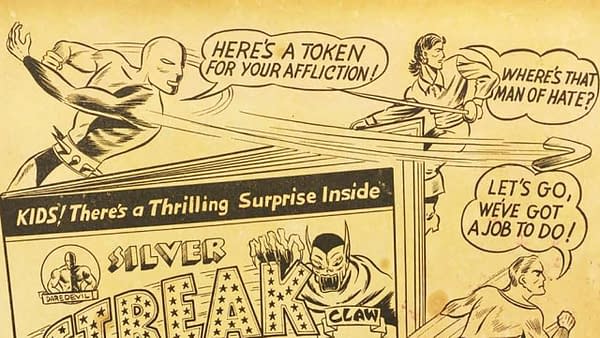 Daredevil Comics #1 Inside front cover, Lev Gleason 1941.