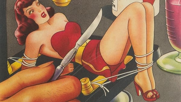 Wonder Comics #15 (Better Publications, 1947) cover art by Alex Schomburg.