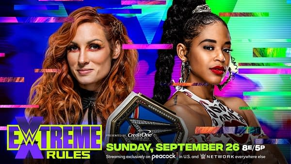 Becky Lynch defends the Smackdown Championship against Bianca Belair at WWE Extreme Rules in a match everyone is hoping lasts longer than two seconds.