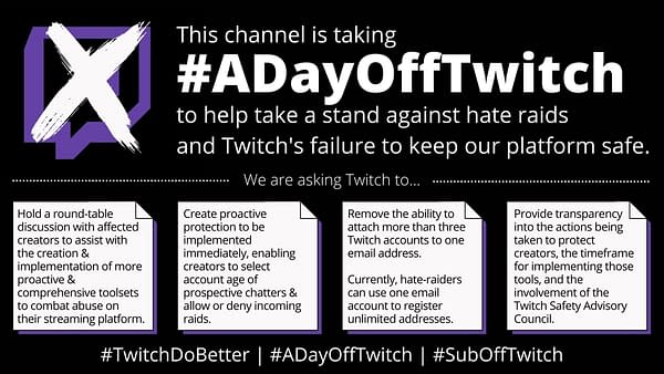 The "A Day Off Twitch" Protest Movement Is Today