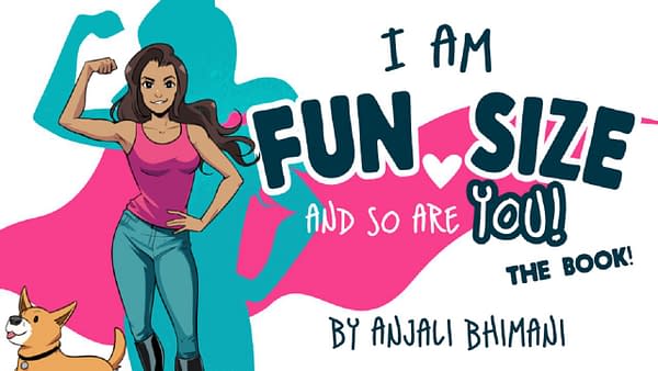 A look at the cover art for I Am Fun Size, And So Are You!, courtesy of Anjali Bhimani.