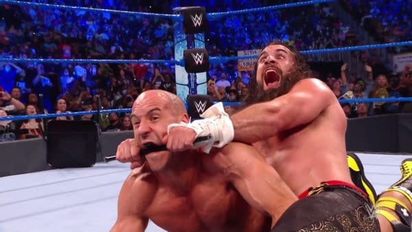 Seth Rollins forced Cesaro to stay awake through an episode of WWE Smackdown.