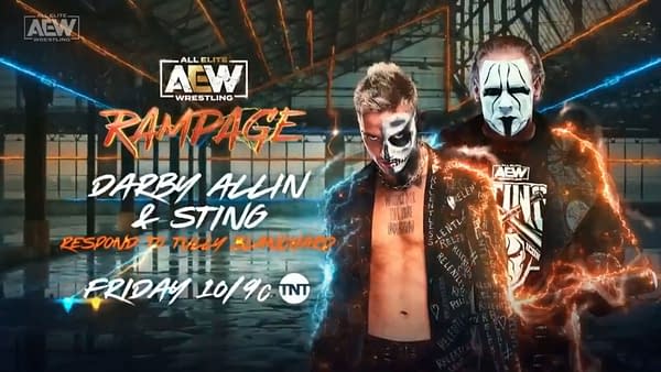 Darby Allin and Sting will be on AEW Rampage this Friday.
