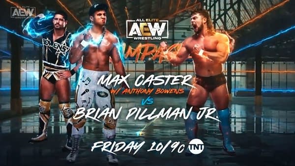 Max Caster will face Brian Pillman Jr. on AEW Rampage on Friday.