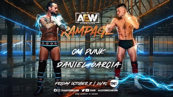 CM Punk to Wrestle Daniel Garcia on AEW Rampage This Friday