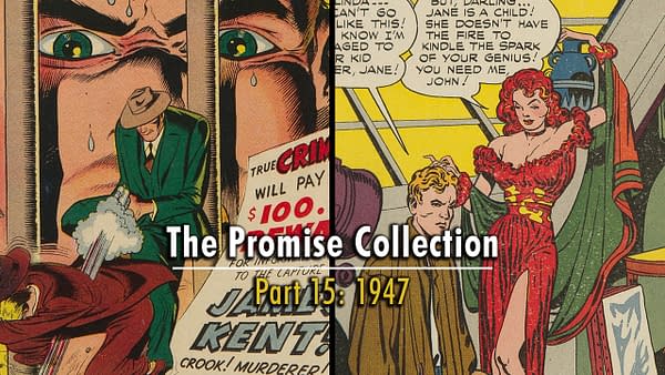 True Crime #2, Young Romance #1, the Promise Collection 1947.