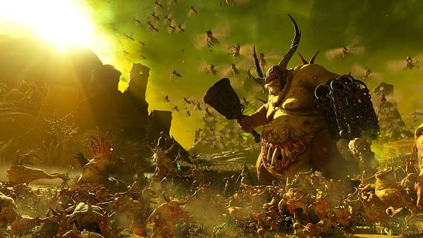 The Nurgle on the attack in Total War: Warhammer III, courtesy of SEGA.
