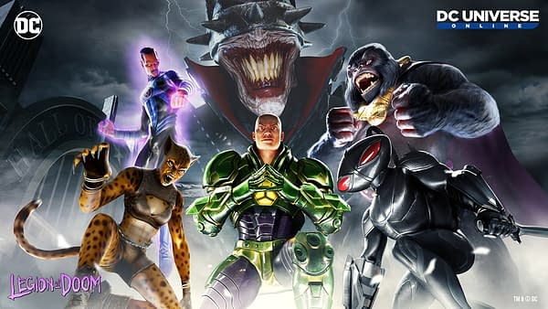 A look at the Legion Of Doom in DC Universe Online, courtesy of Dimensional Ink.