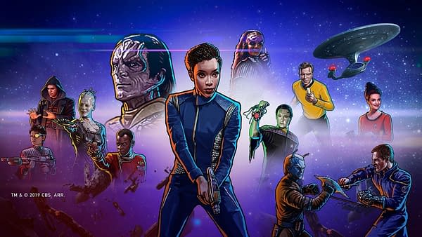 Promo art for Star Trek Timelines, courtesy of Tilting Point.