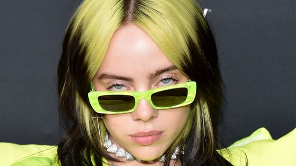  Billie Eilish arrives for the Spotify Best New Artist 2020 Party on January 23, 2020 in Los Angeles, CA, photo by DFree / Shutterstock.com.